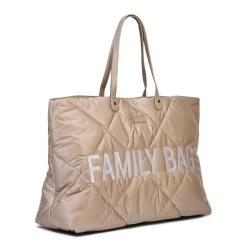 Childhome Family Bag|Family Bag-Family Bag Sac A Langer - Matelassé - Beige