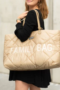 Childhome Family Bag|Family Bag-Family Bag Sac A Langer - Matelassé - Beige