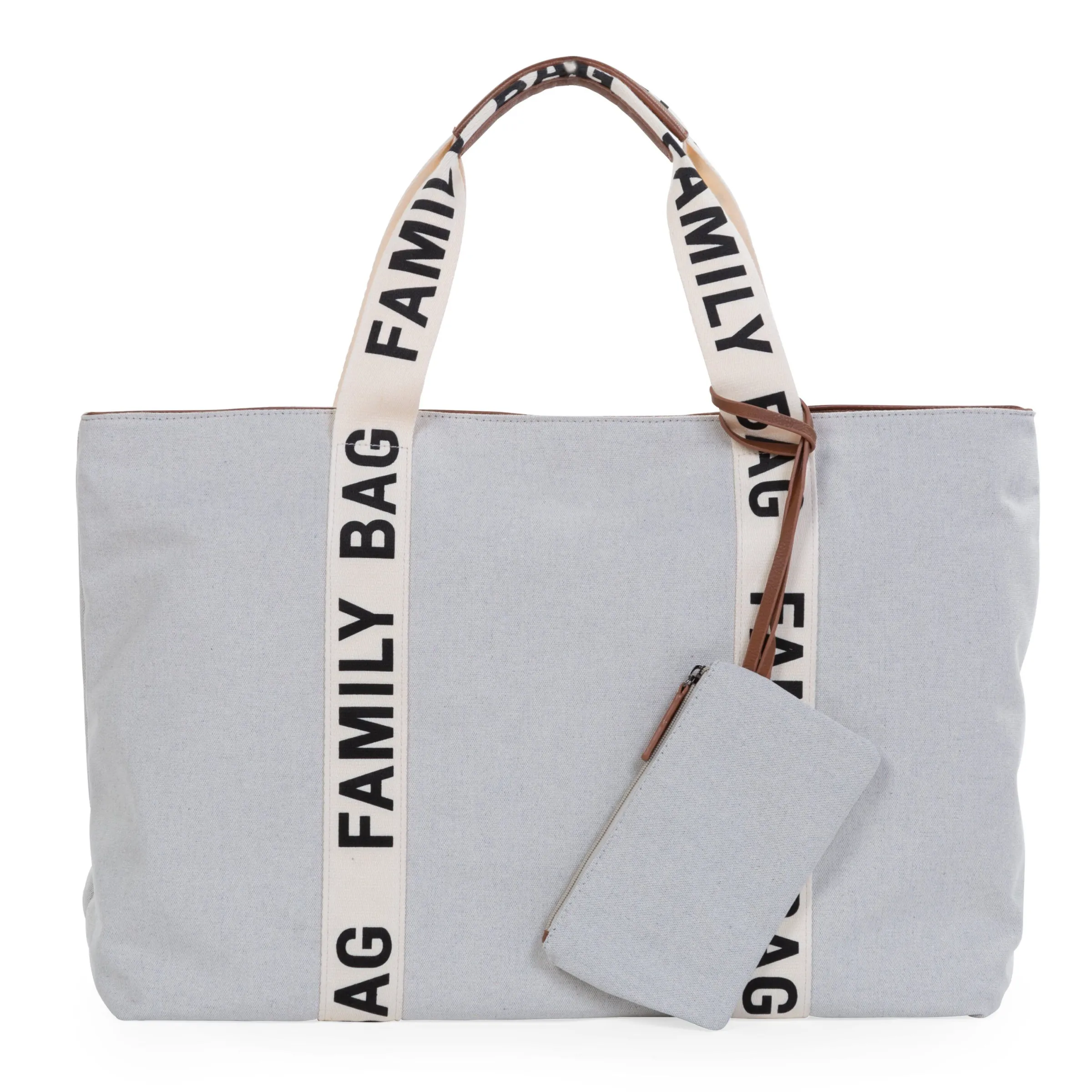 Childhome Signature Collection|Family Bag-Family Bag Sac A Langer - Signature - Canvas - Ecru
