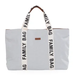 Childhome Signature Collection|Family Bag-Family Bag Sac A Langer - Signature - Canvas - Ecru