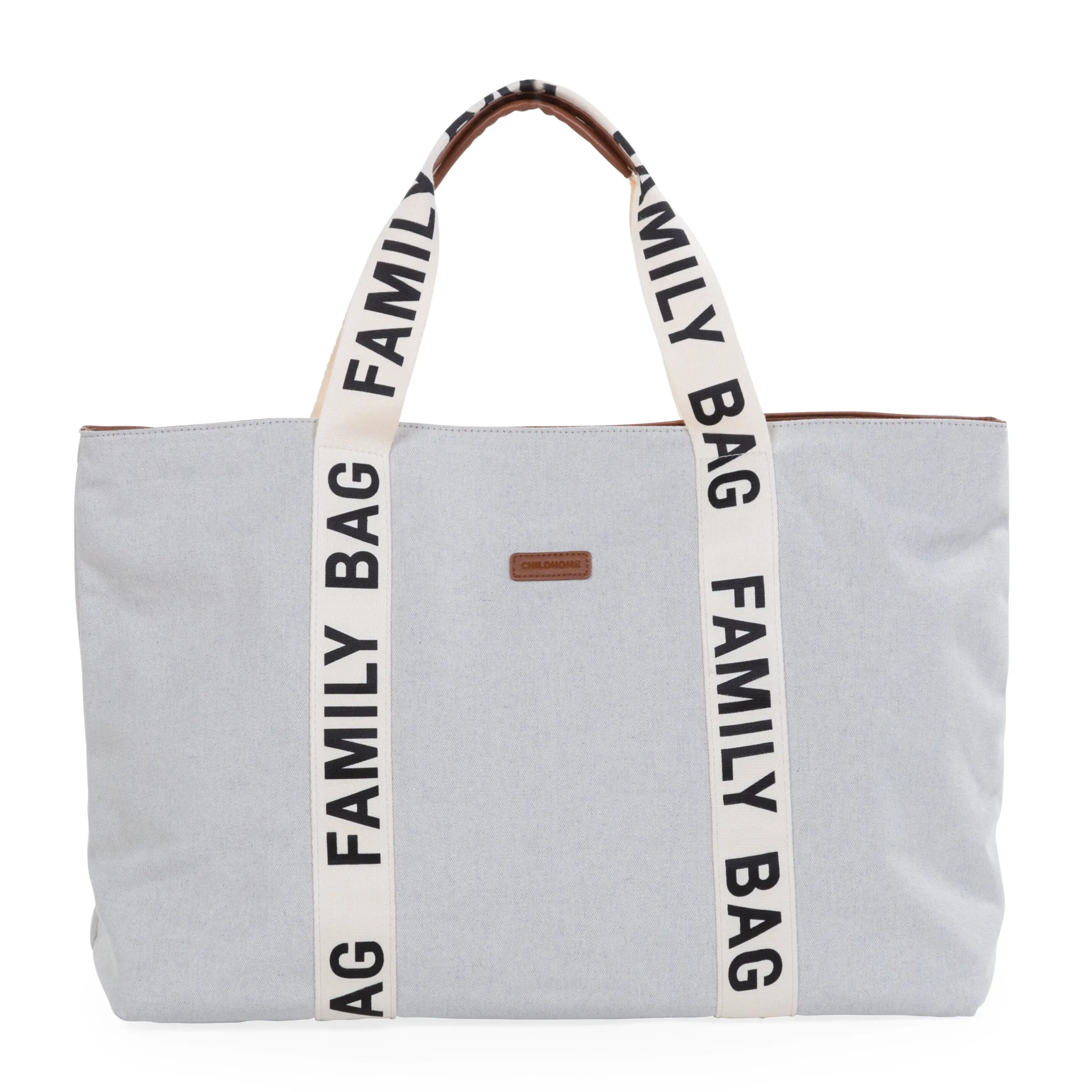 Childhome Signature Collection|Family Bag-Family Bag Sac A Langer - Signature - Canvas - Ecru