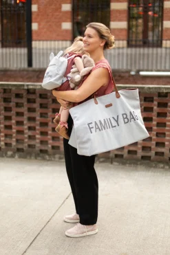 Childhome Family Bag|Family Bag-Family Bag Sac A Langer - Canvas - Gris