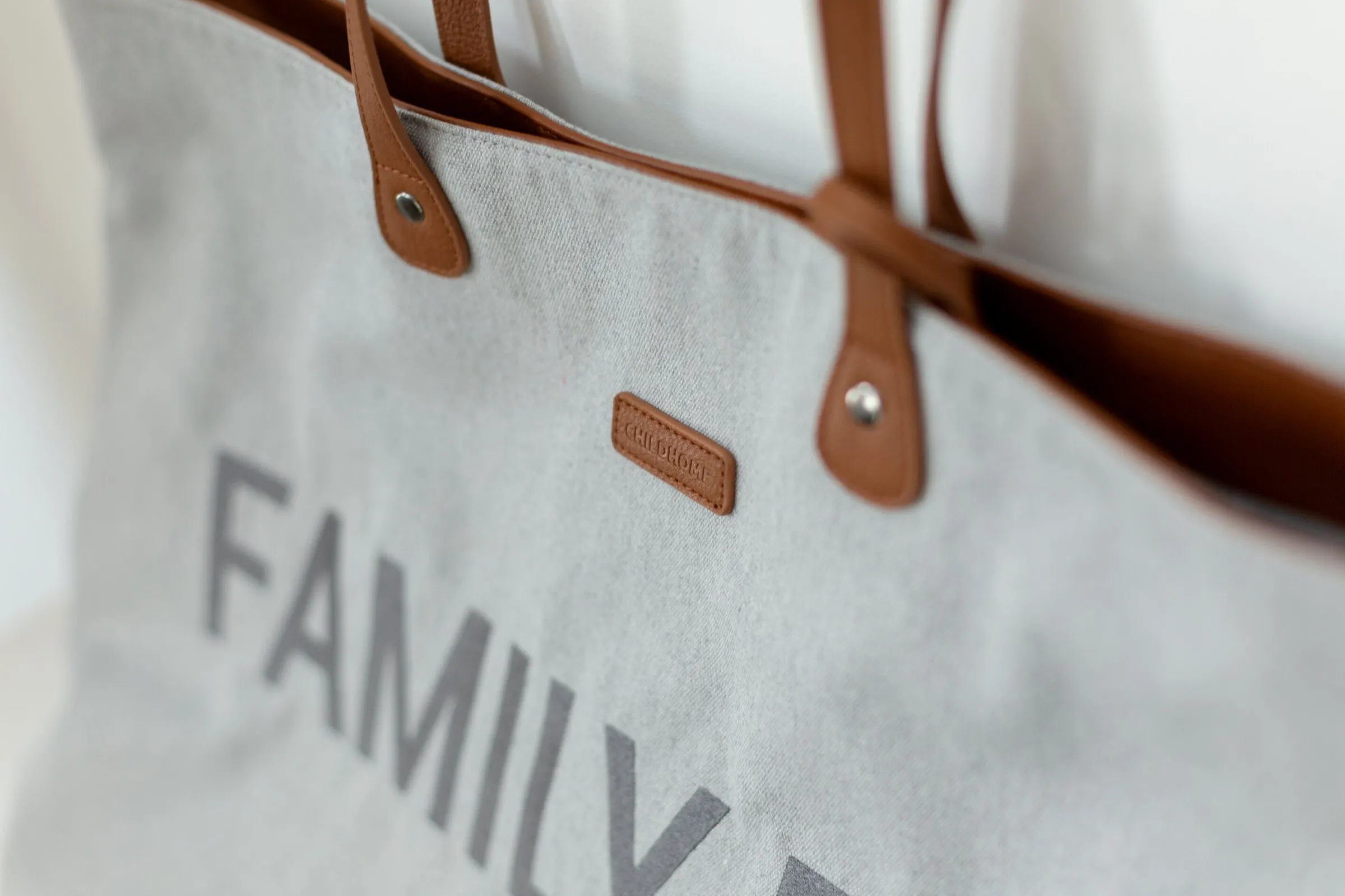 Childhome Family Bag|Family Bag-Family Bag Sac A Langer - Canvas - Gris