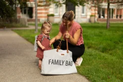 Childhome Family Bag|Family Bag-Family Bag Sac A Langer - Canvas - Gris