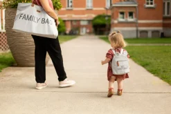 Childhome Family Bag|Family Bag-Family Bag Sac A Langer - Canvas - Gris