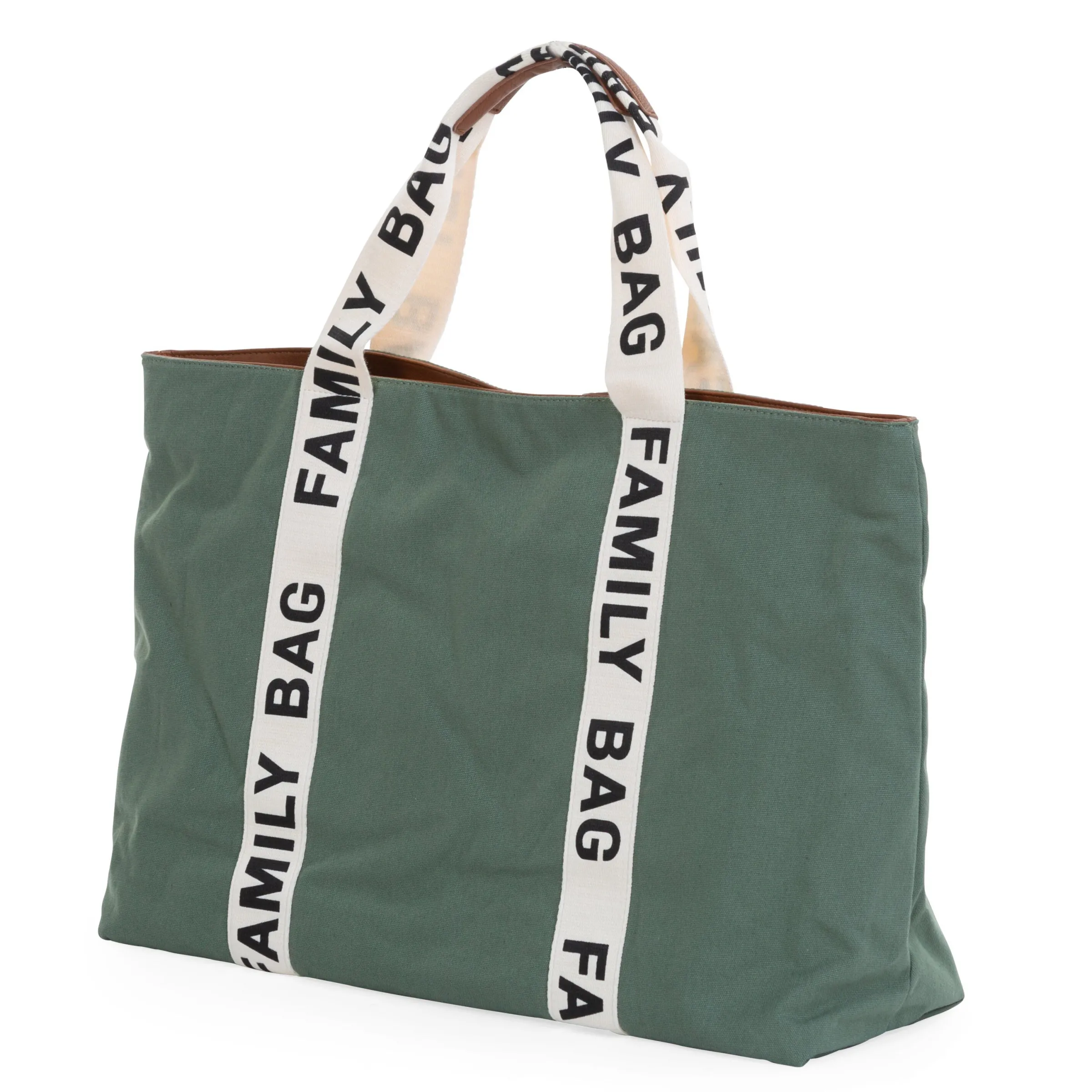 Childhome Signature Collection|Family Bag-Family Bag Sac A Langer - Signature - Canvas - Vert