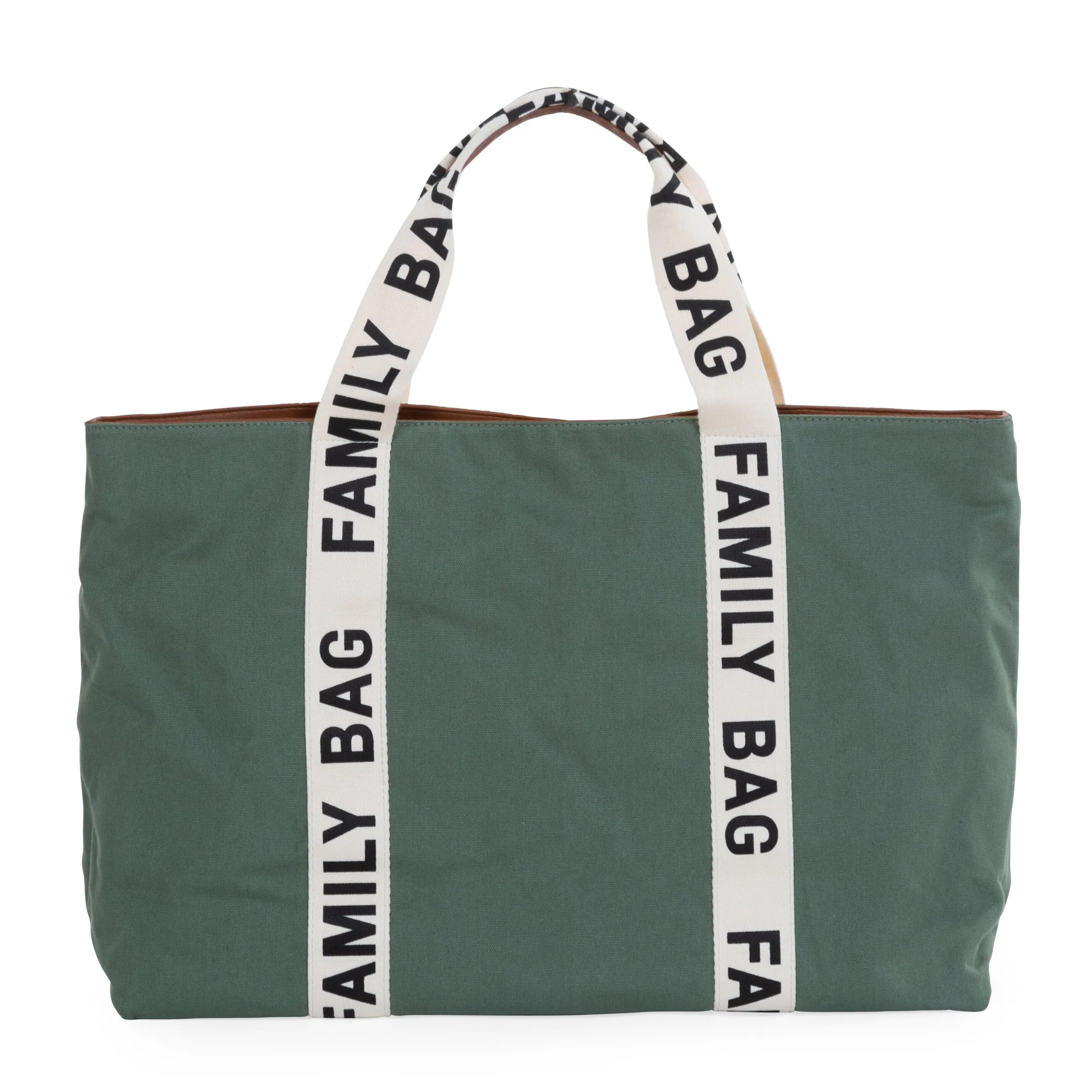 Childhome Signature Collection|Family Bag-Family Bag Sac A Langer - Signature - Canvas - Vert
