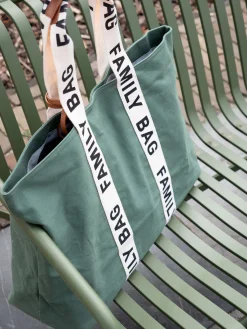 Childhome Signature Collection|Family Bag-Family Bag Sac A Langer - Signature - Canvas - Vert