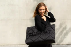 Childhome Family Bag|Family Bag-Family Bag Sac A Langer - Matelassé - Noir
