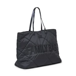 Childhome Family Bag|Family Bag-Family Bag Sac A Langer - Matelassé - Noir