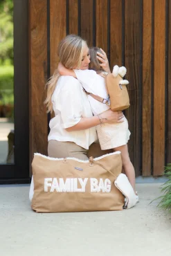 Childhome Family Bag|Family Bag-Family Bag Sac A Langer - Suede-look