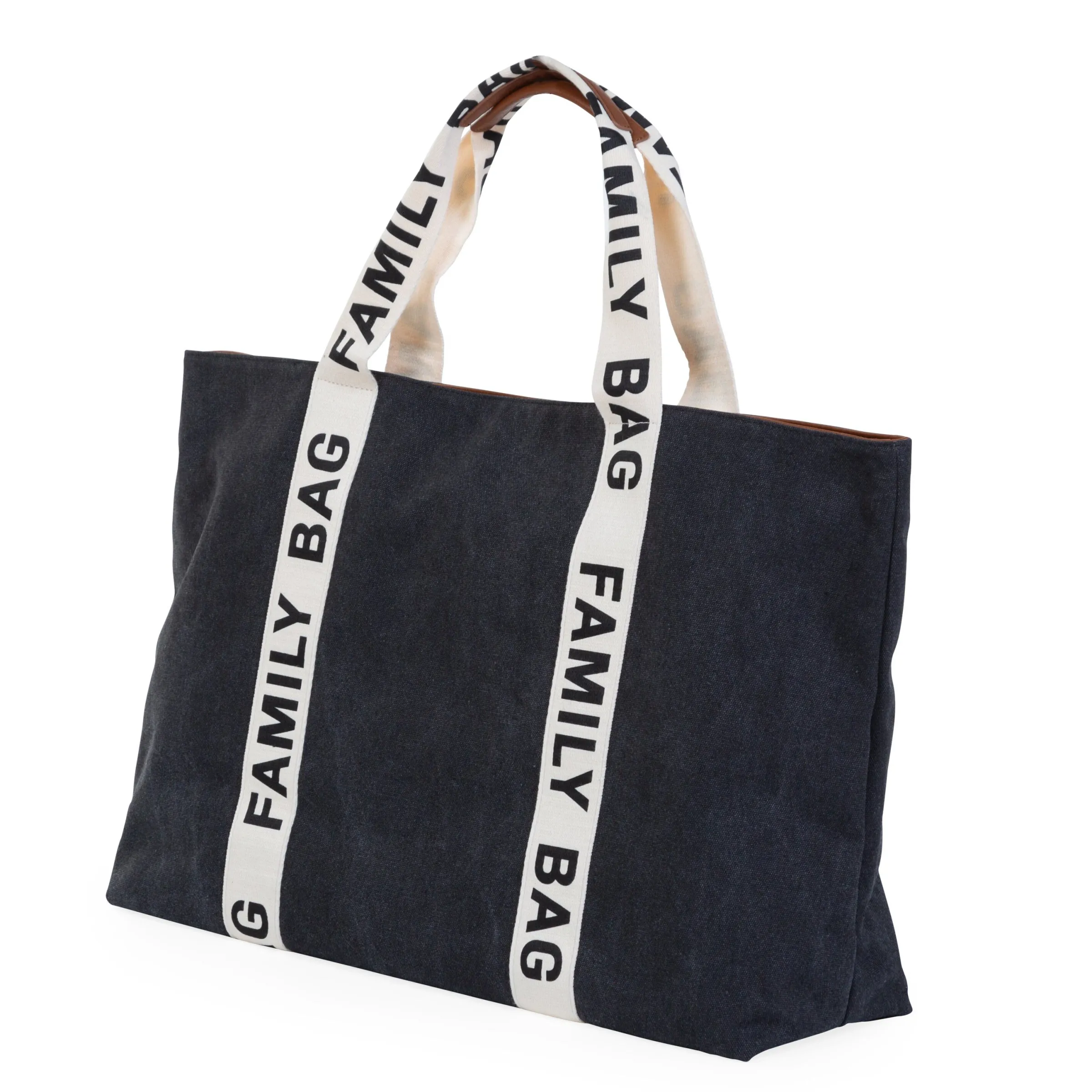 Childhome Signature Collection|Family Bag-Family Bag Sac A Langer - Signature - Canvas - Noir
