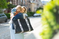 Childhome Signature Collection|Family Bag-Family Bag Sac A Langer - Signature - Canvas - Noir