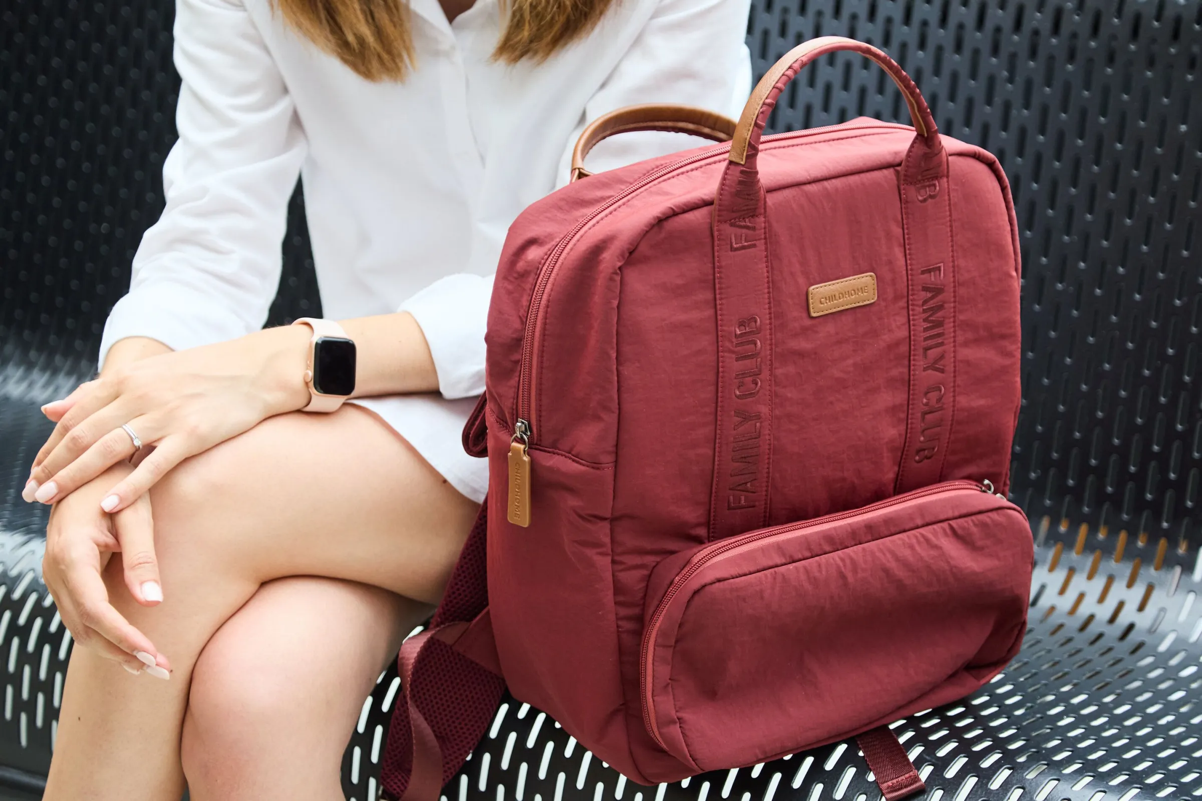 Childhome Signature Collection|Family Club-Family Club Signature Sac a Dos - Urban Bordeaux