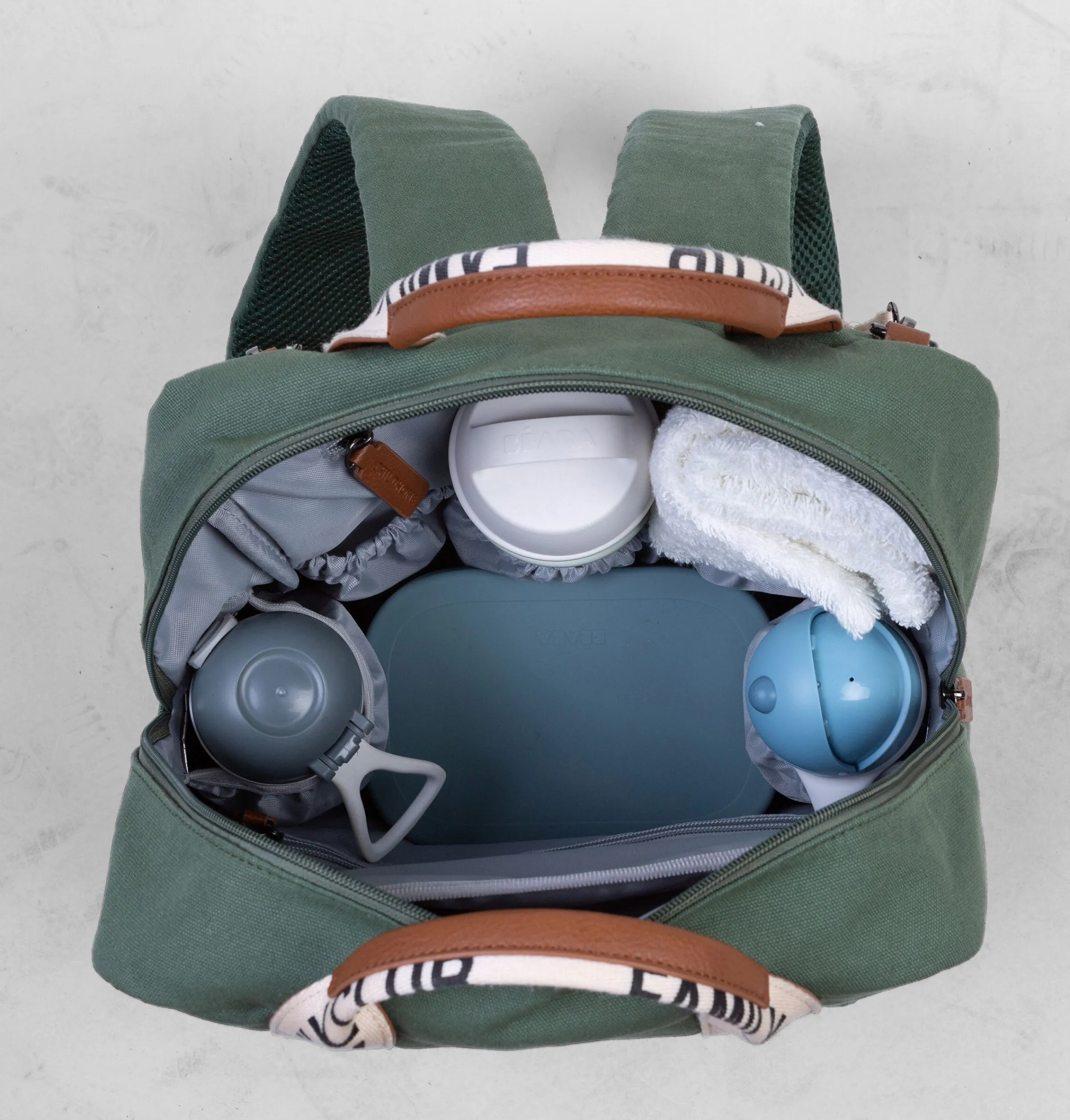 Childhome Signature Collection|Family Club-Family Club Signature Sac a Dos - Vert