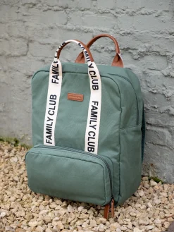 Childhome Signature Collection|Family Club-Family Club Signature Sac a Dos - Vert