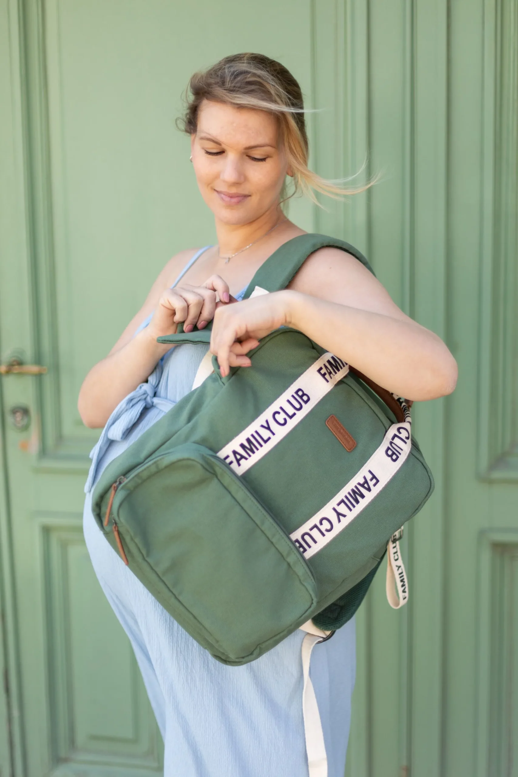 Childhome Signature Collection|Family Club-Family Club Signature Sac a Dos - Vert