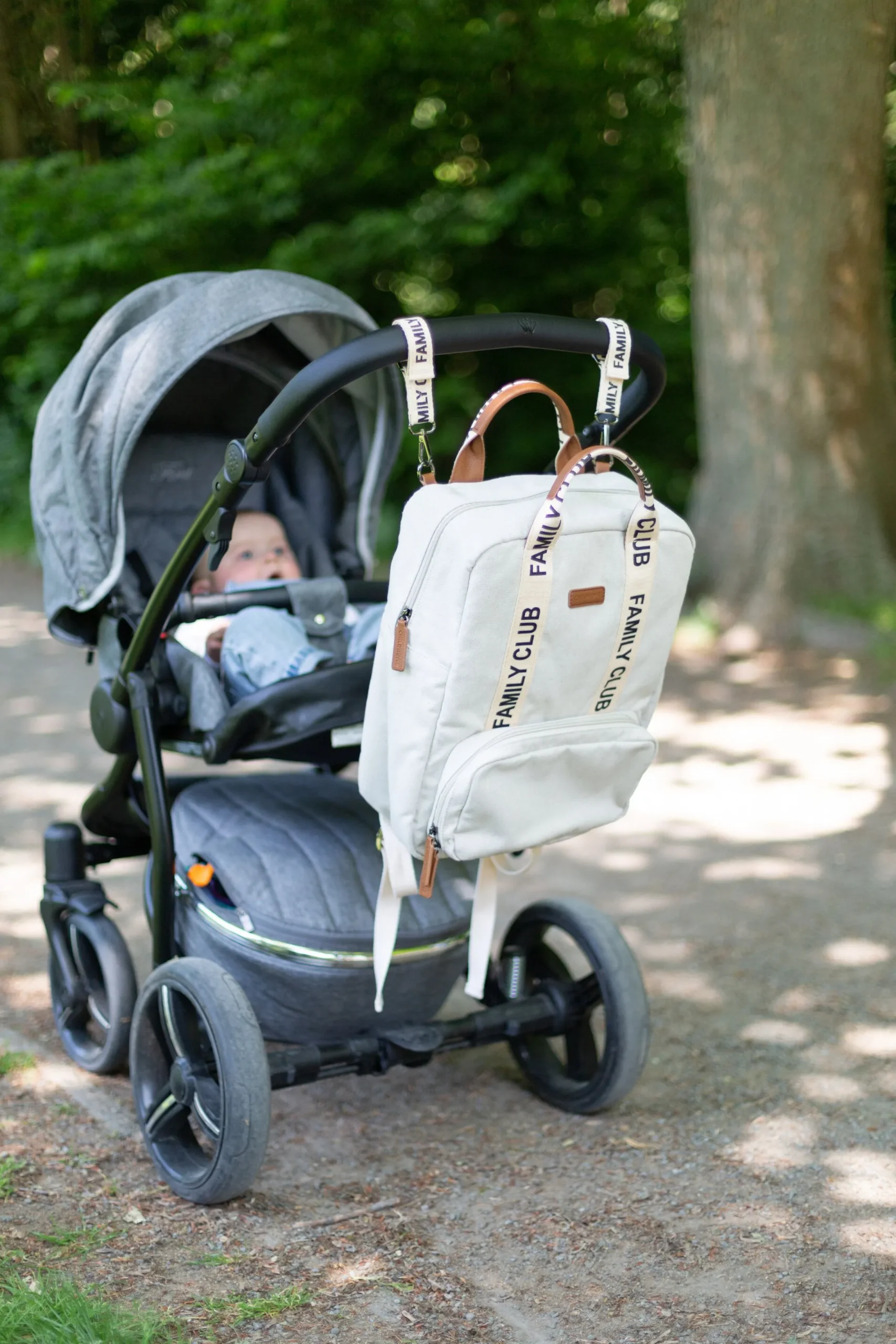 Childhome Signature Collection|Family Club-Family Club Signature Sac a Dos - Ecru