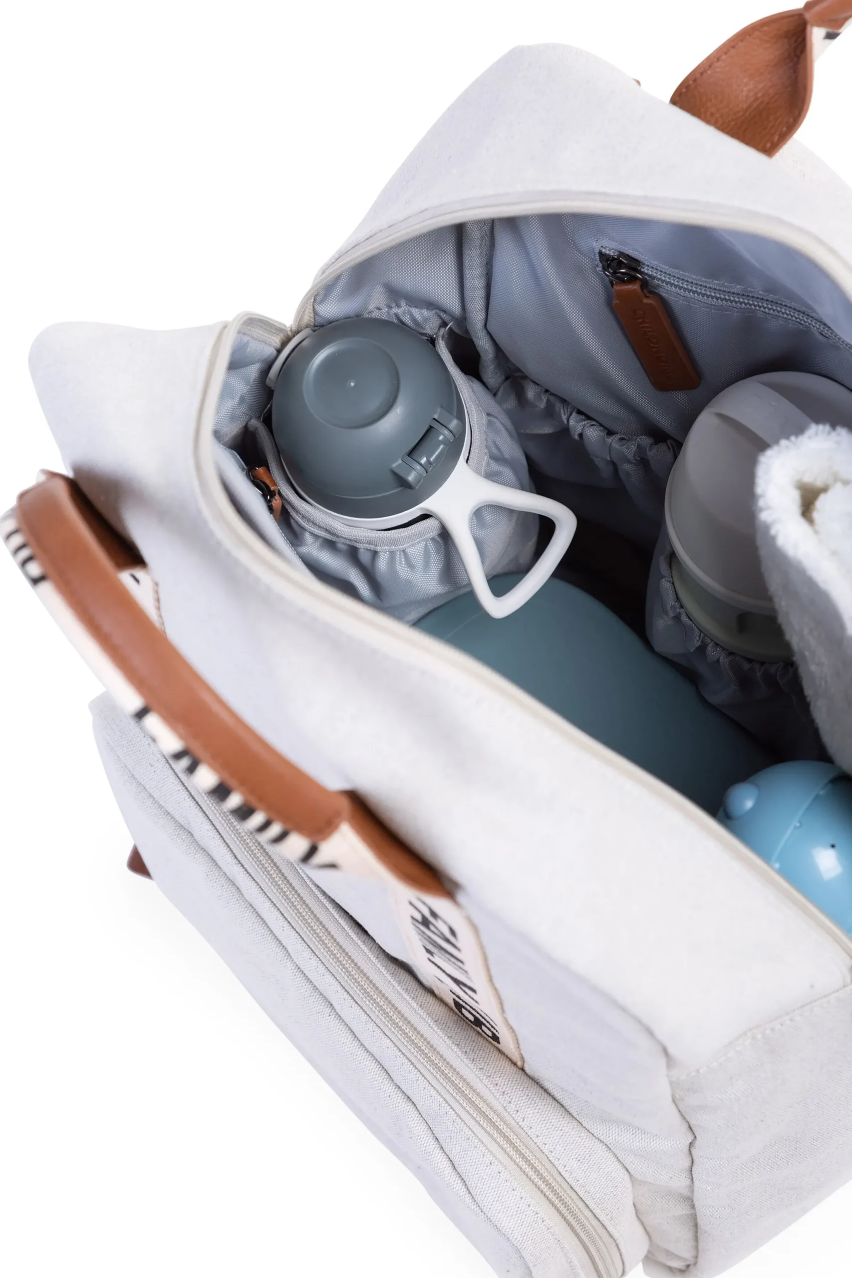 Childhome Signature Collection|Family Club-Family Club Signature Sac a Dos - Ecru
