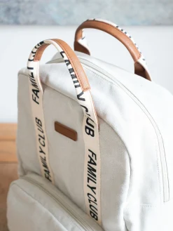 Childhome Signature Collection|Family Club-Family Club Signature Sac a Dos - Ecru