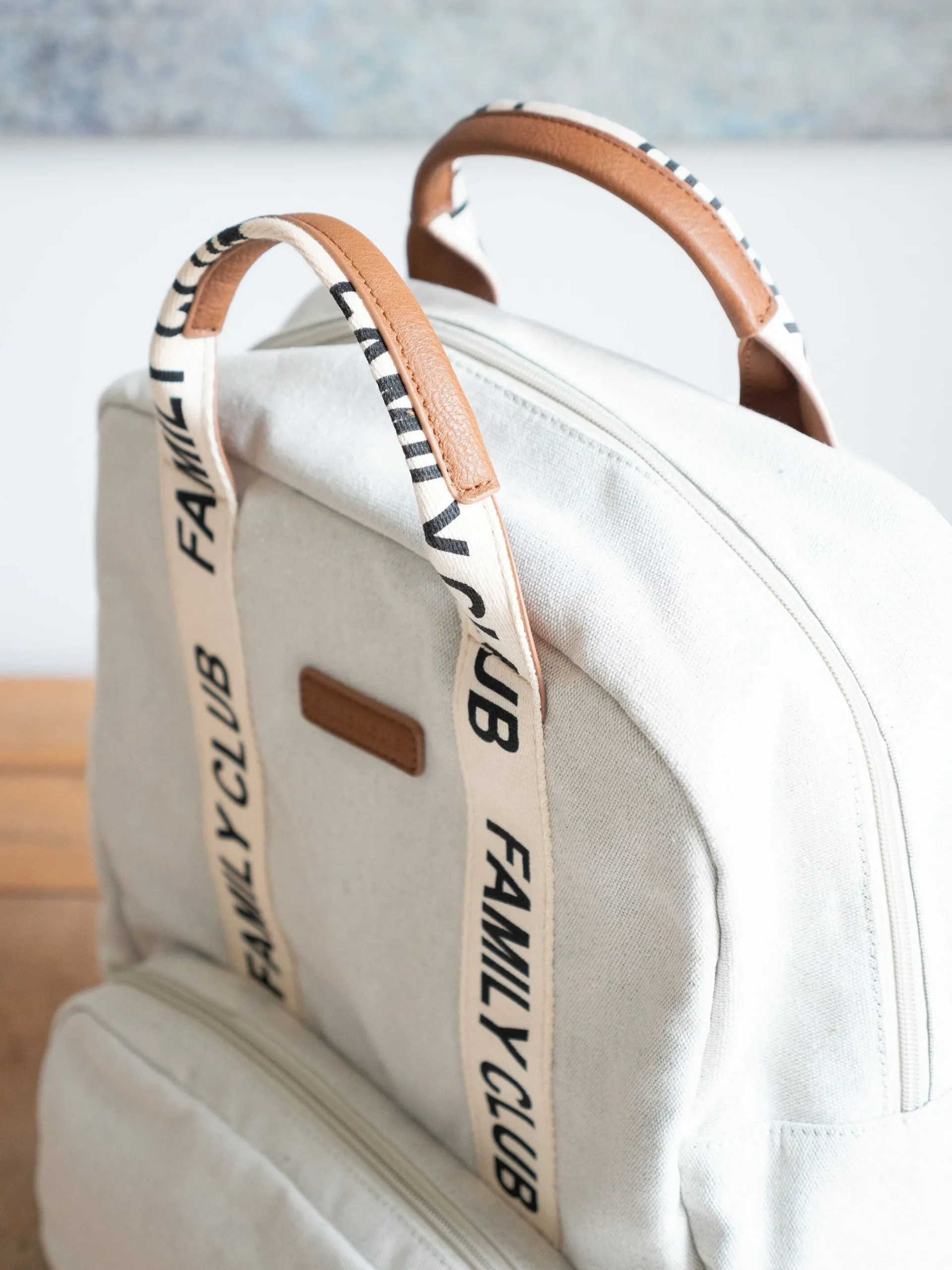 Childhome Signature Collection|Family Club-Family Club Signature Sac a Dos - Ecru