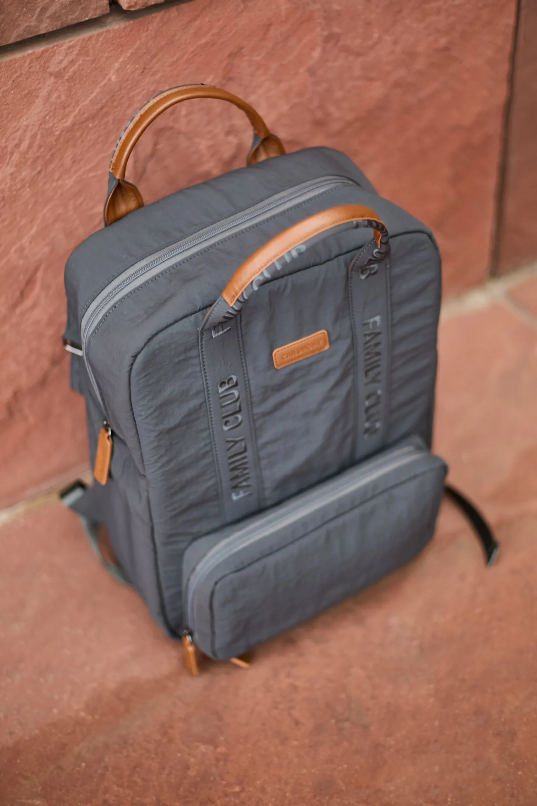 Childhome Signature Collection|Family Club-Family Club Signature Sac a Dos - Urban Gris Foncé