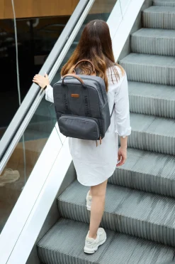 Childhome Signature Collection|Family Club-Family Club Signature Sac a Dos - Urban Gris Foncé