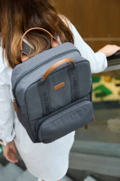 Childhome Signature Collection|Family Club-Family Club Signature Sac a Dos - Urban Gris Foncé