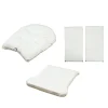 Childhome Pièces De Rechange-Fauteuil A Bascule Rond - Ensemble de coussins - Blanc