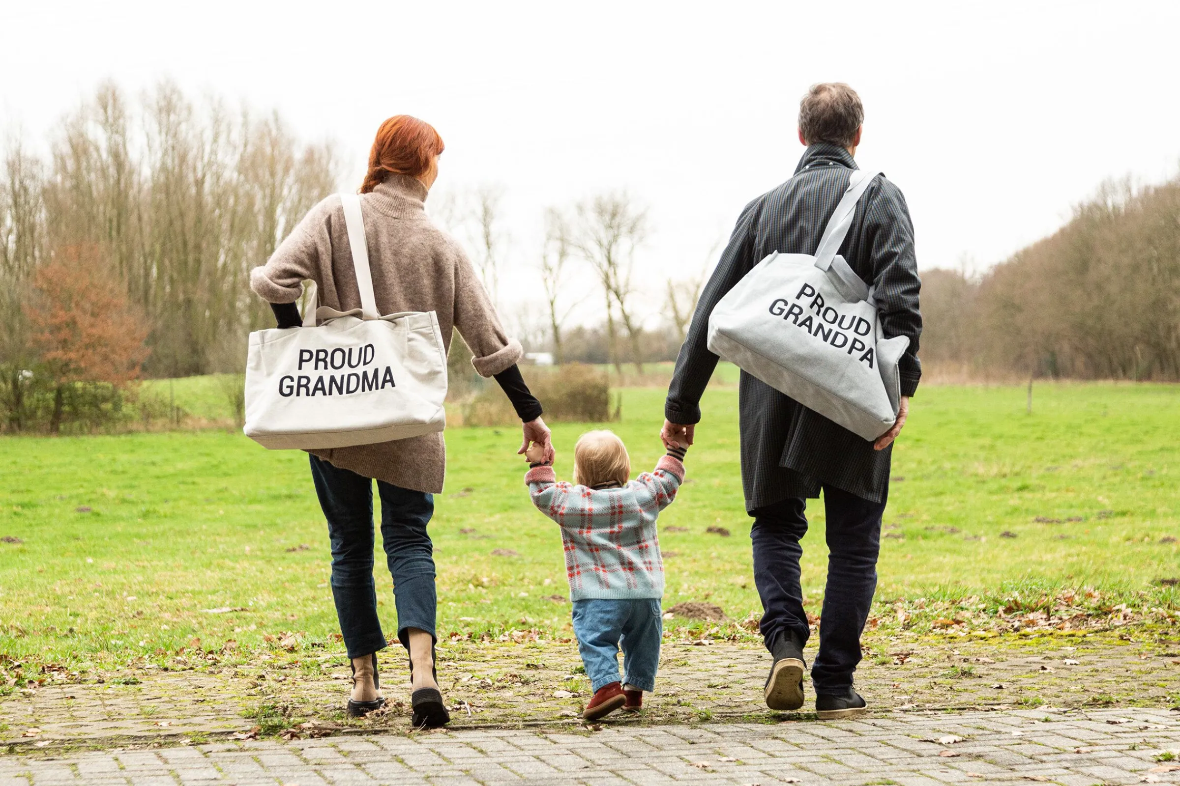Childhome Grandparents Bag|Grandparents Bag-Grandma Bag - Toile - Ecru