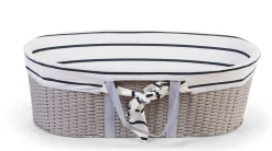Childhome Habillages Couffin Moise|Couffins Moise-Habillage Panier Moise - Jersey - Marin