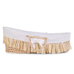 Childhome Habillages Couffin Moise-Habillage Panier Moise - Jersey - Ecru