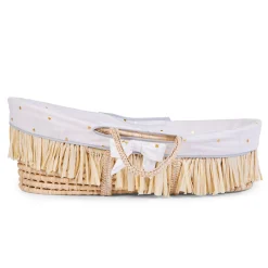 Childhome Habillages Couffin Moise-Habillage Panier Moise - Jersey - Gold Dots
