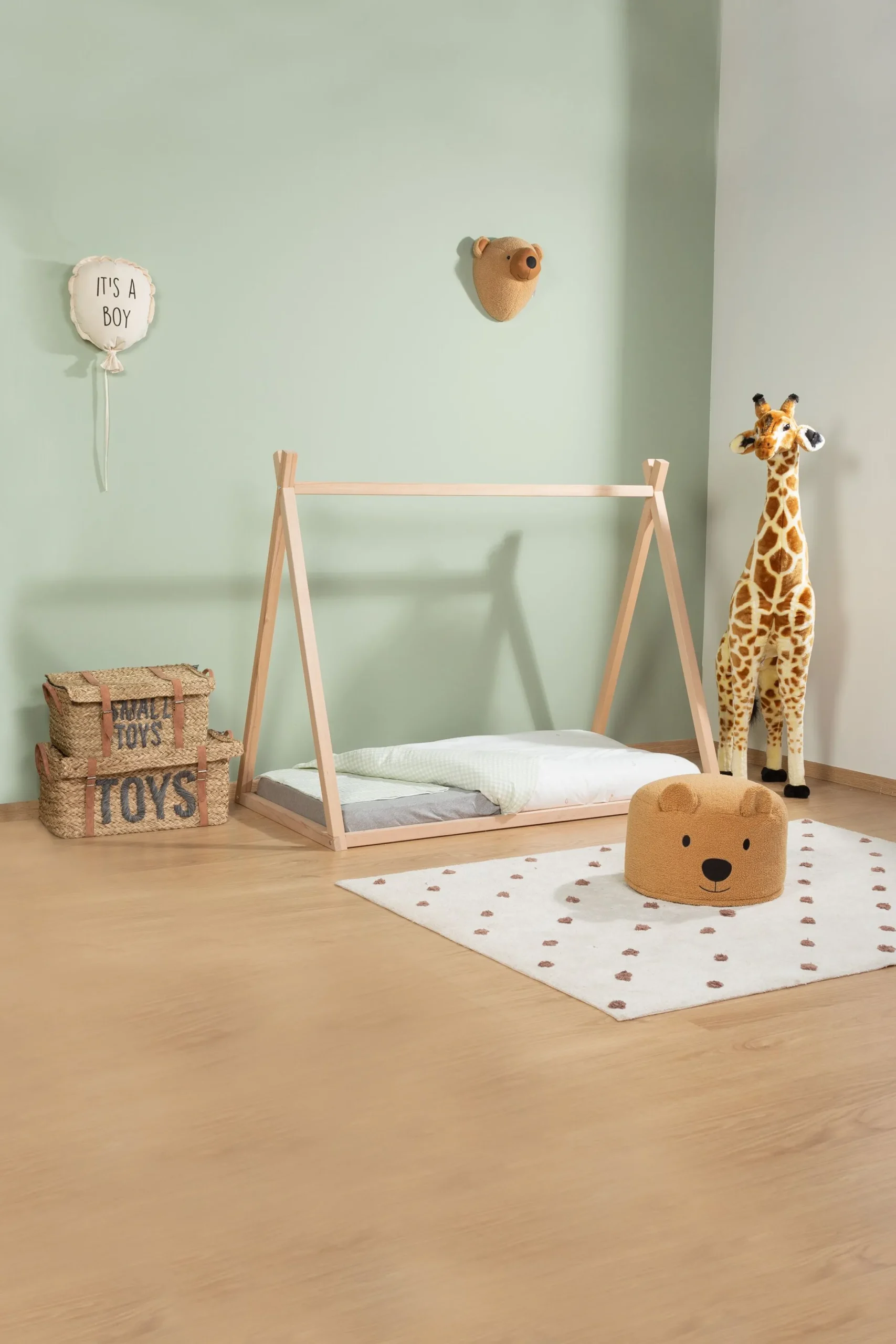 Childhome Housses De Couette-Housse De Couette + Taie d’oreiller - 100x140 Cm - Jersey -