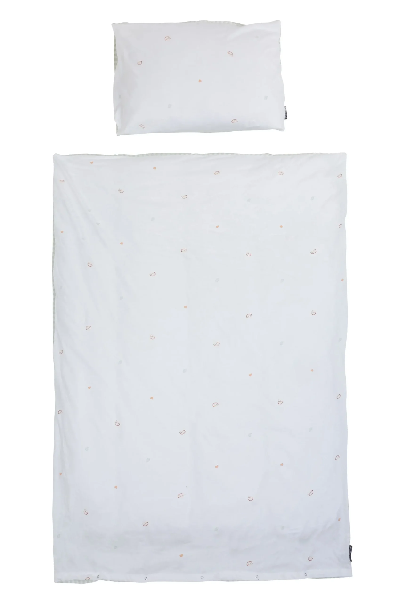 Childhome Housses De Couette-Housse De Couette + Taie d’oreiller - 100x140 Cm - Jersey -