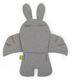 Childhome Coussins Pour Chaise Haute-Lapin Coussin Réducteur Universel - Jersey - Gris
