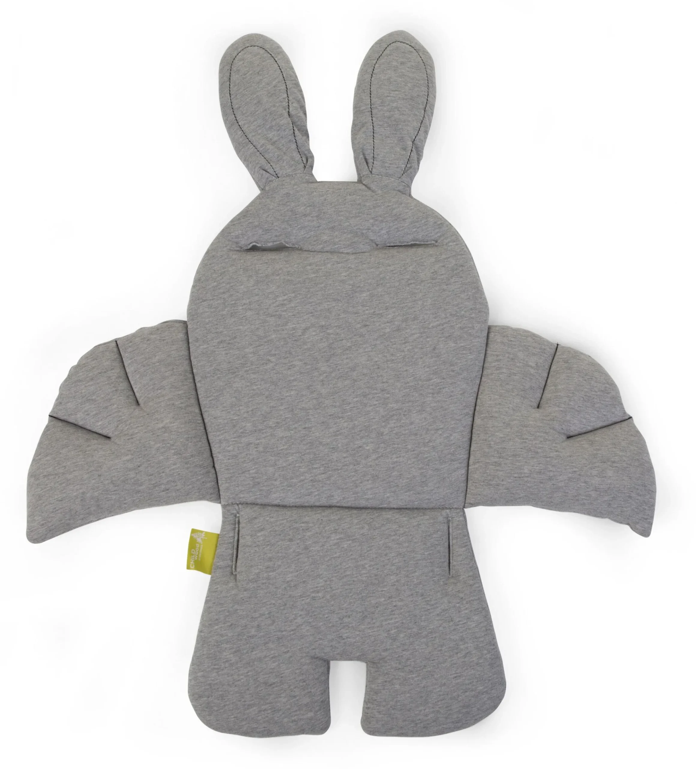 Childhome Coussins Pour Chaise Haute-Lapin Coussin Réducteur Universel - Jersey - Gris