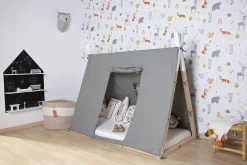 Childhome Cadres De Lit|Lits D'enfant Et De Bébé-Lit Tipi - 70x140 Cm - Bois - Naturel Blanc