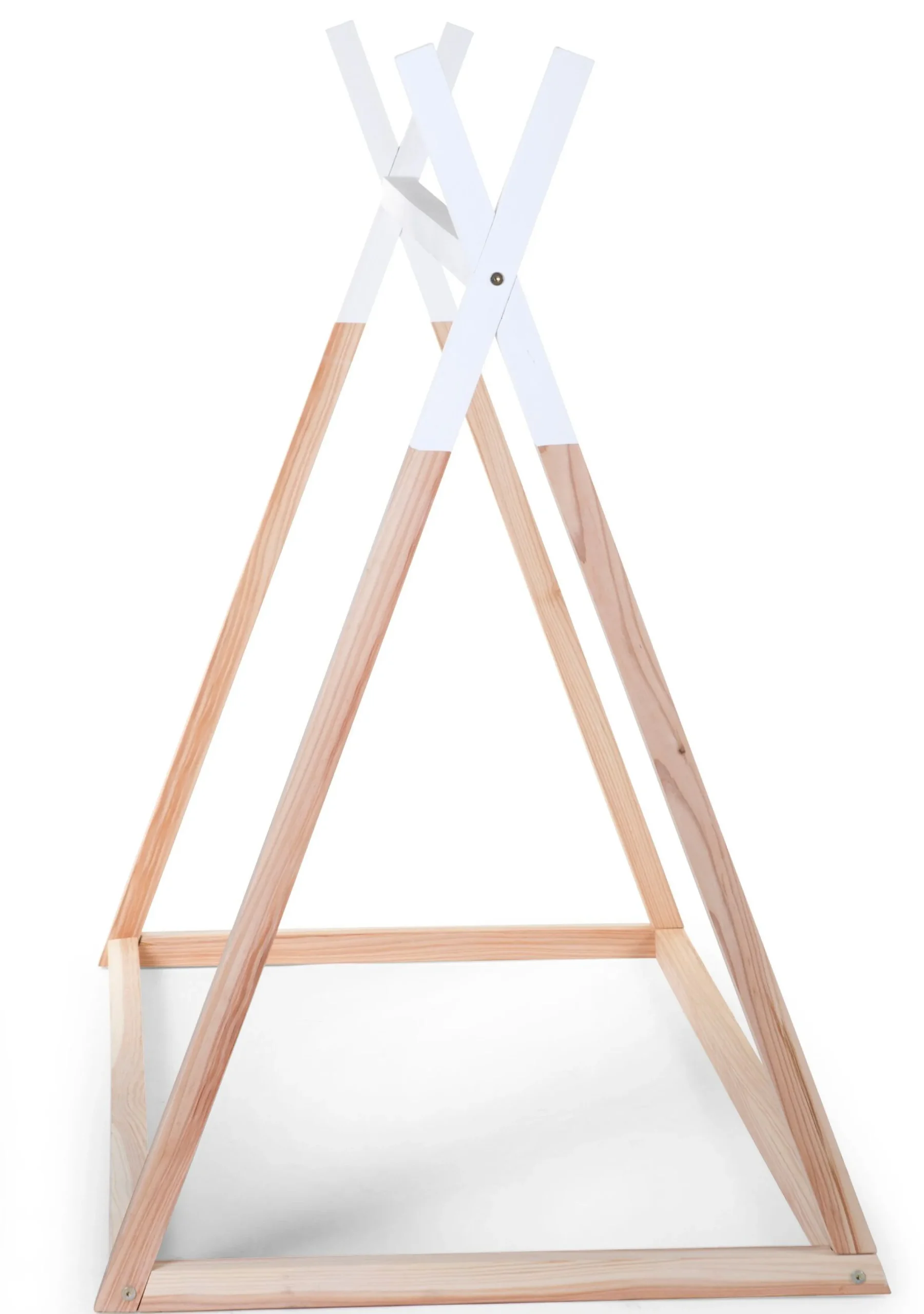 Childhome Cadres De Lit|Lits D'enfant Et De Bébé-Lit Tipi - 70x140 Cm - Bois - Naturel Blanc