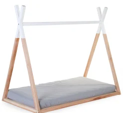 Childhome Cadres De Lit|Lits D'enfant Et De Bébé-Lit Tipi - 70x140 Cm - Bois - Naturel Blanc
