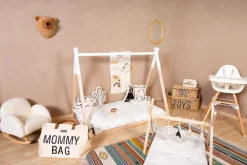 Childhome Cadres De Lit|Lits D'enfant Et De Bébé-Lit Tipi - 70x140 Cm - Bois - Naturel Blanc