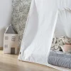 Childhome Cadres De Lit|Lits D'enfant Et De Bébé-Lit Tipi Junior - 90x200 Cm - Bois - Naturel Blanc