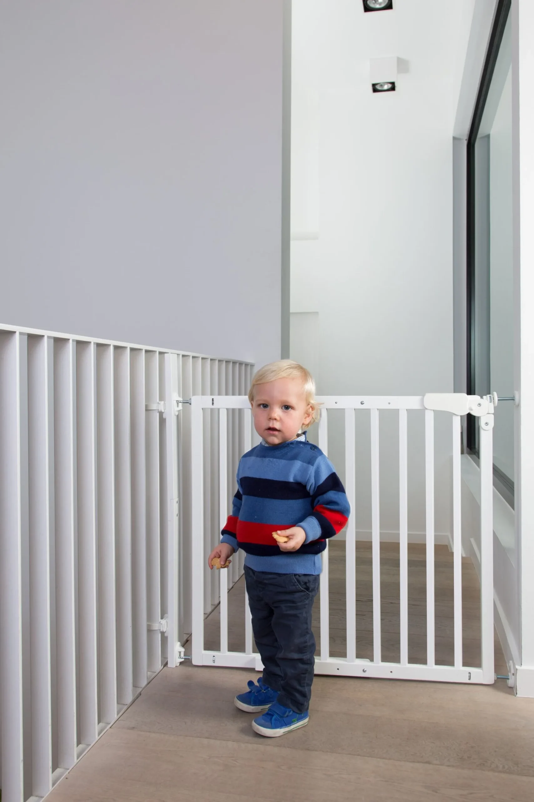 Childhome Portes De Sécurité-Maestro Barriere De Porte/Escalier - 73,5-104 Cm - Bois - Bl