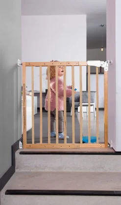 Childhome Portes De Sécurité-Maestro Barriere De Porte/Escalier - 73,5-104 Cm - Bois - Na