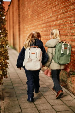 Childhome Kids Bags|Signature Collection-Mini Club Sac a dos Enfant - Signature - Canvas - Off white