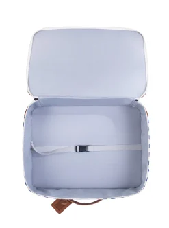 Childhome Kids Bags|Kids Bags-Mini Traveller Kids Suitcase - Rayures - Bleu Electrique /Bl