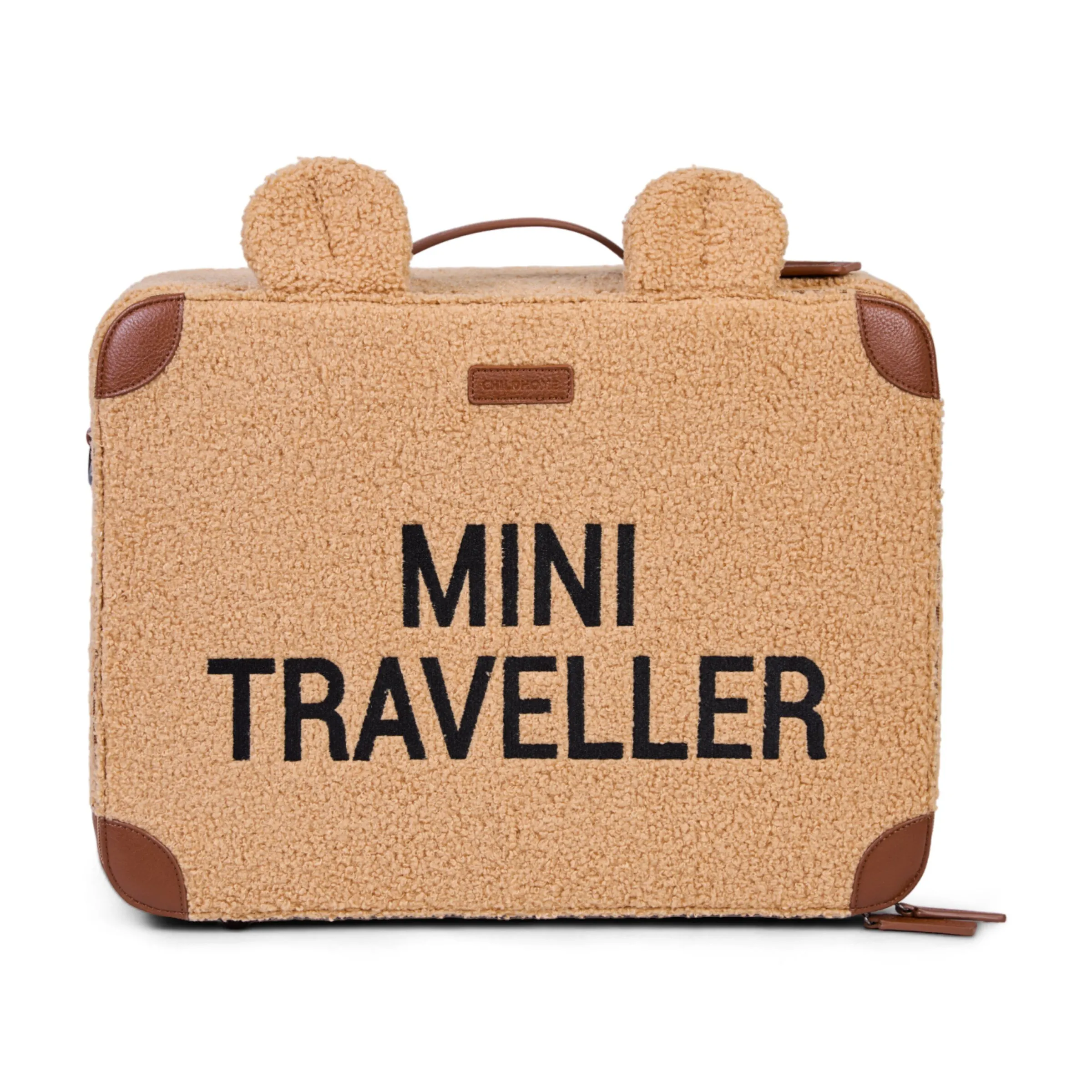 Childhome Kids Bags|Kids Bags-Mini Traveller Valise Enfant - Teddy Brun