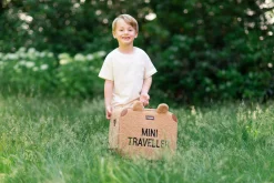 Childhome Kids Bags|Kids Bags-Mini Traveller Valise Enfant - Teddy Brun