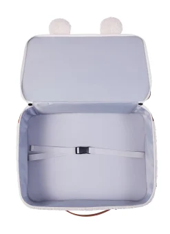 Childhome Kids Bags-Mini Traveller Valise Enfant - Teddy Ecru