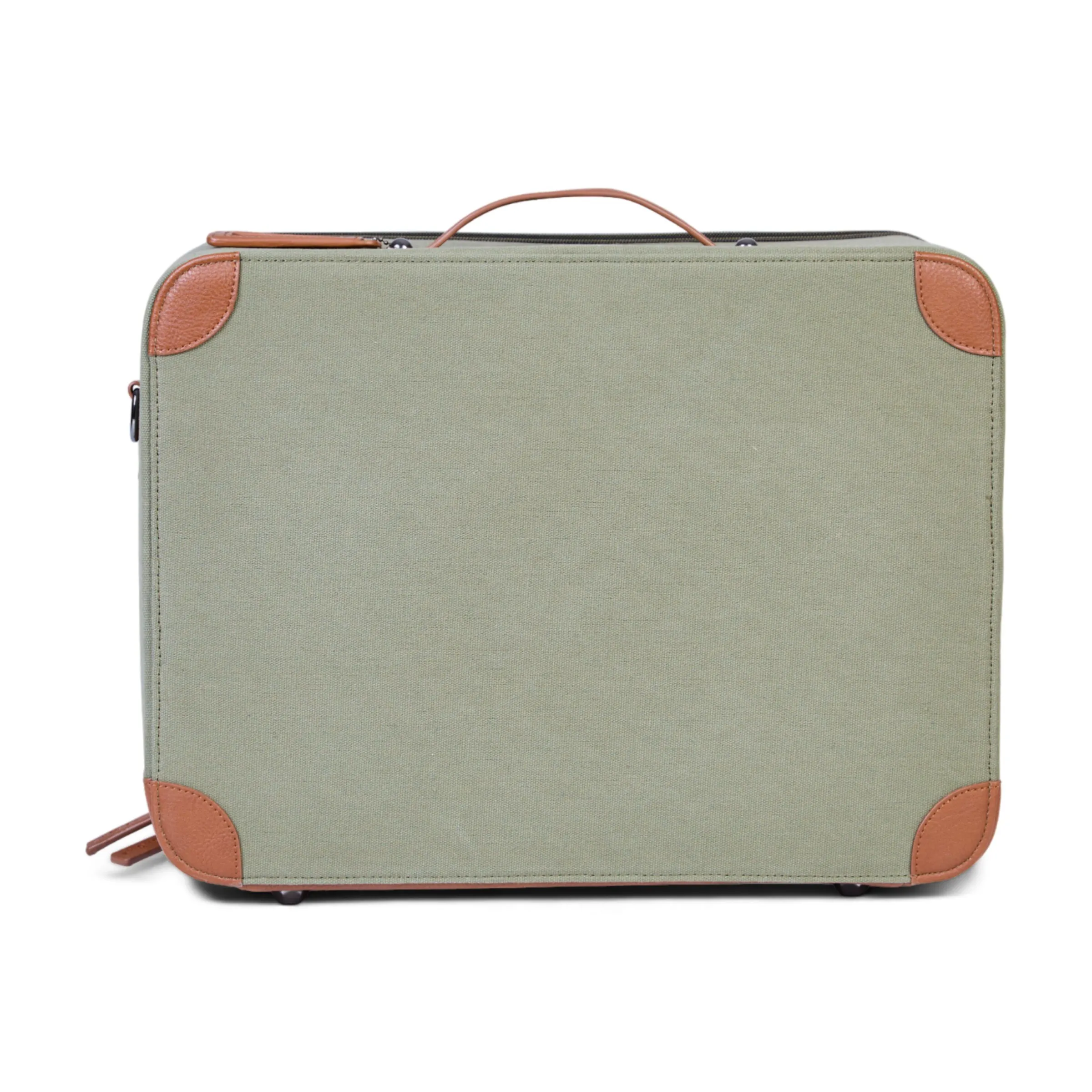 Childhome Kids Bags|Kids Bags-Mini Traveller Valise Enfant - Toile - Kaki